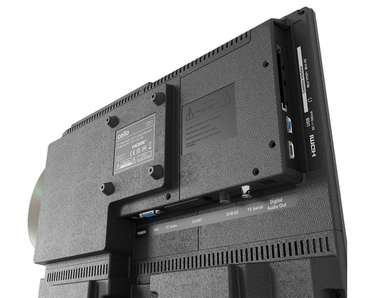 16” Full HD LED TV with built-in DVD Player & Perfect Pitch Sound - Image 5