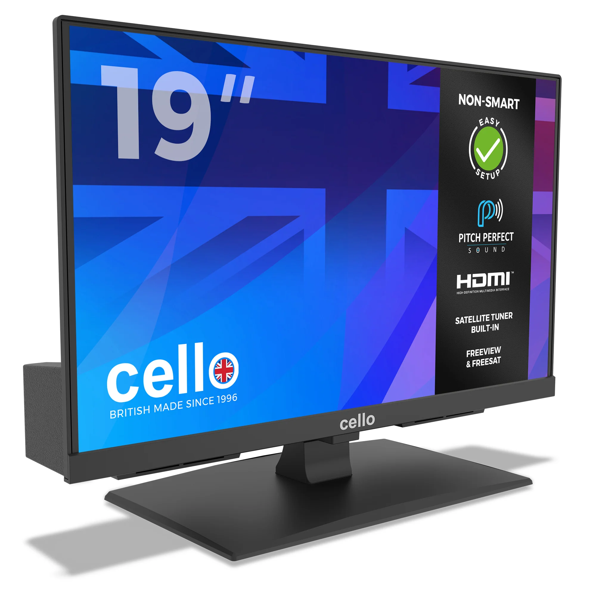 19” LED Digital TV with Perfect Pitch Sound & Satellite Tuner - Image 3