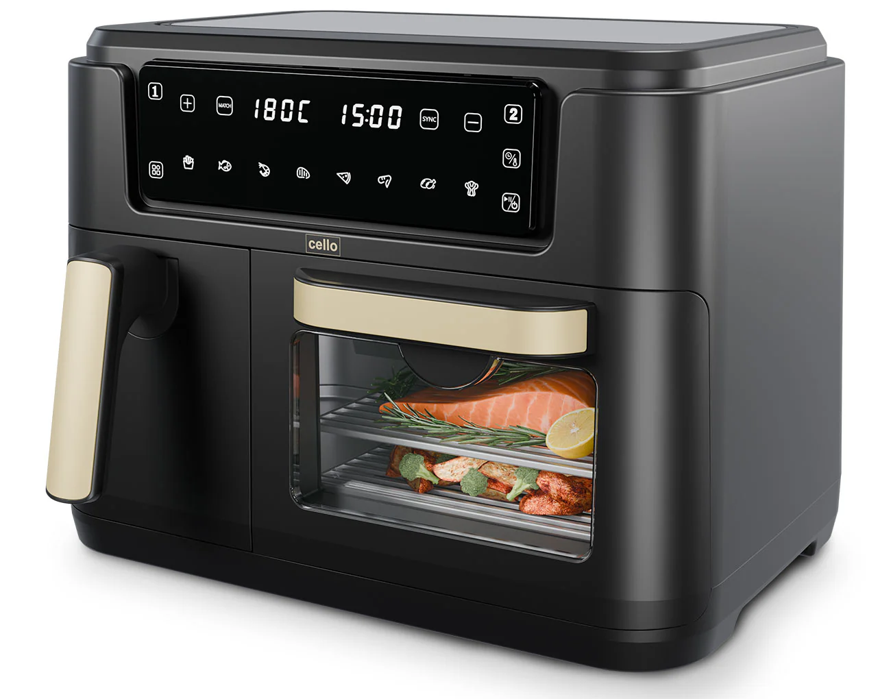 2-in-1 Double Airfryer and Home Oven - Image 3