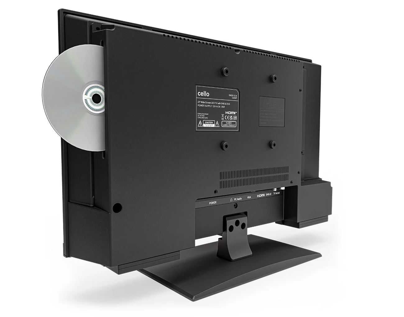 22” Full HD TV with built-in DVD Player & Perfect Pitch Sound - Image 4