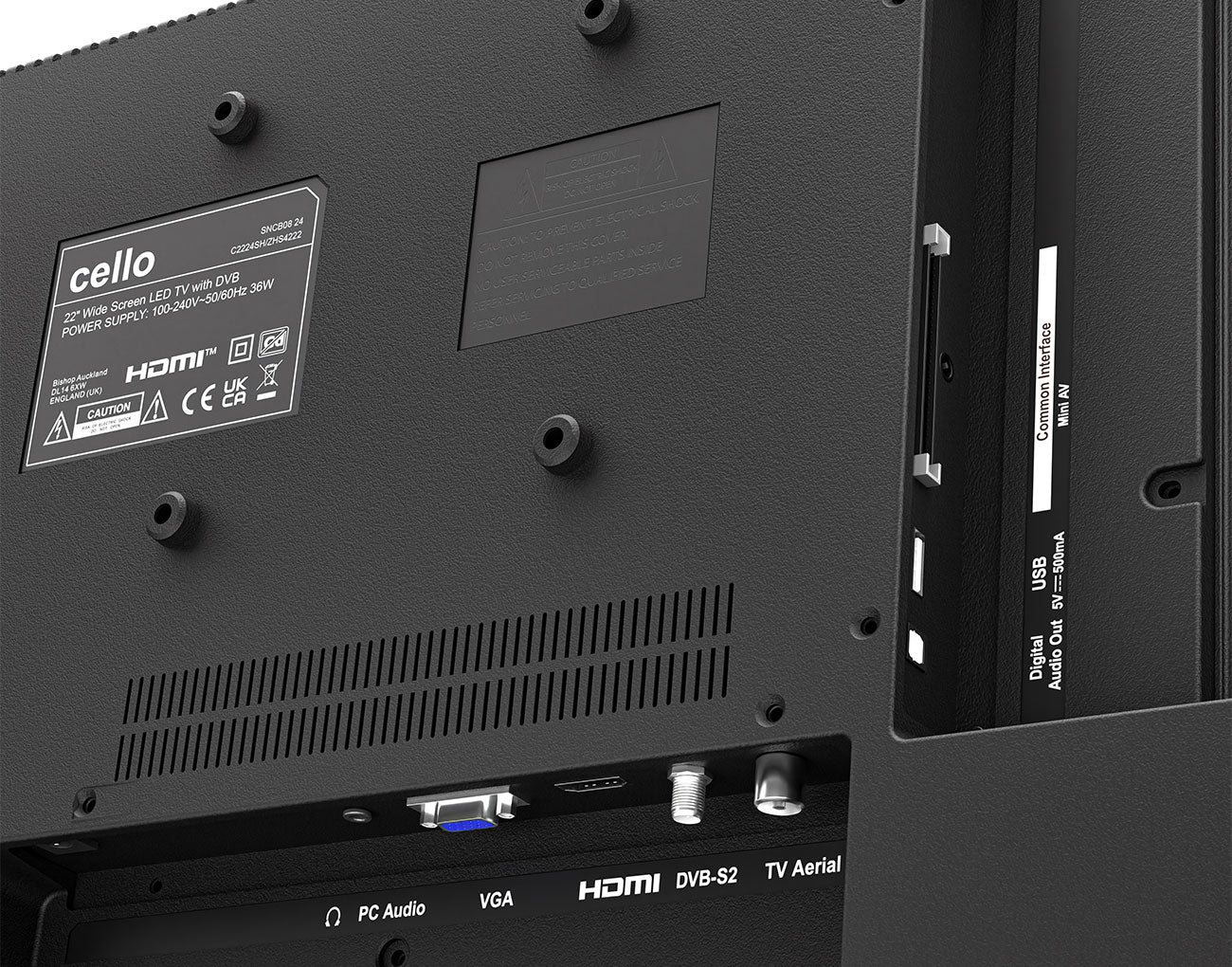 22” Full HD TV with Perfect Pitch Sound & Satellite Tuner - Image 4