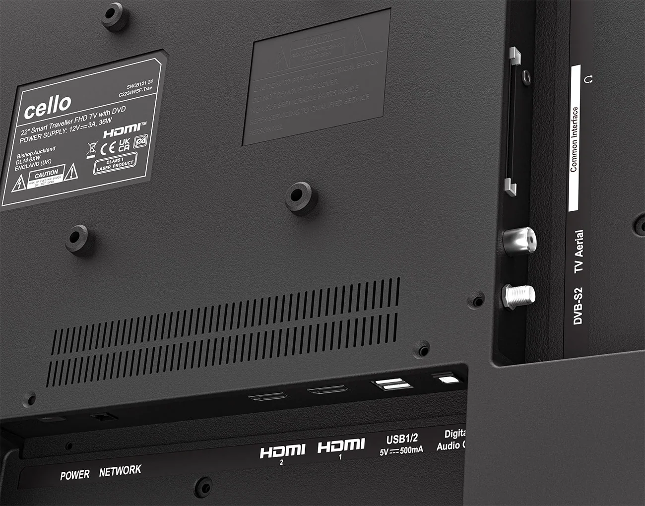 C2224WSF-TRAV   22″ Smart WebOS 12-Volt TV with DVD & Perfect Pitch Sound - Image 5