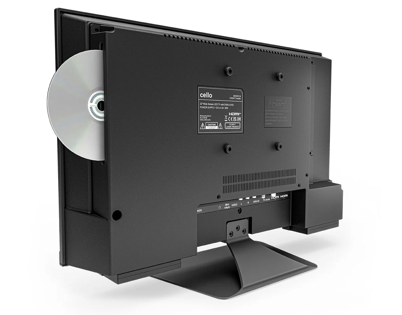 22″ C2224F-TRAV Traveller 12-Volt Full HD TV with DVD Player & Satellite Tuner - Image 4