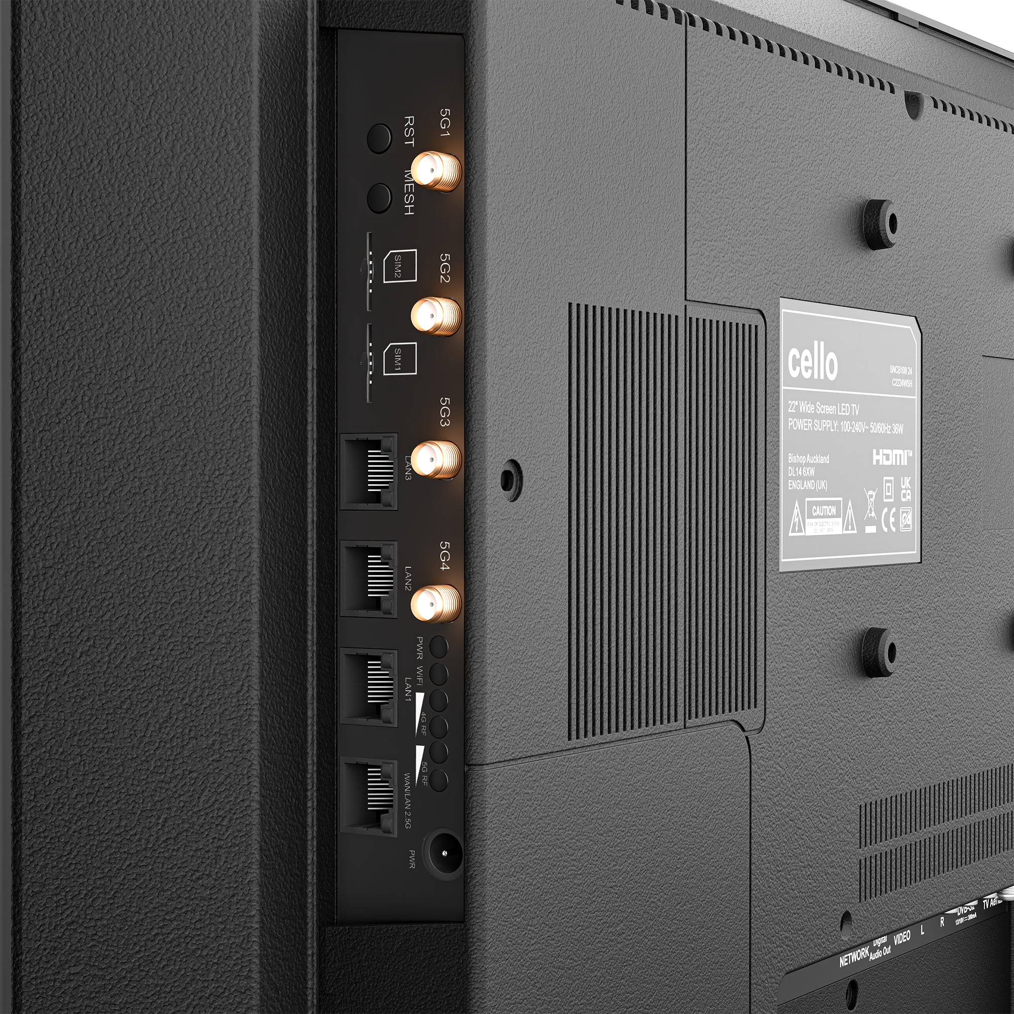 24 inch VOYAGER Smart Samsung Plus TV with built-in 5G Wi-Fi ROUTER - Image 4