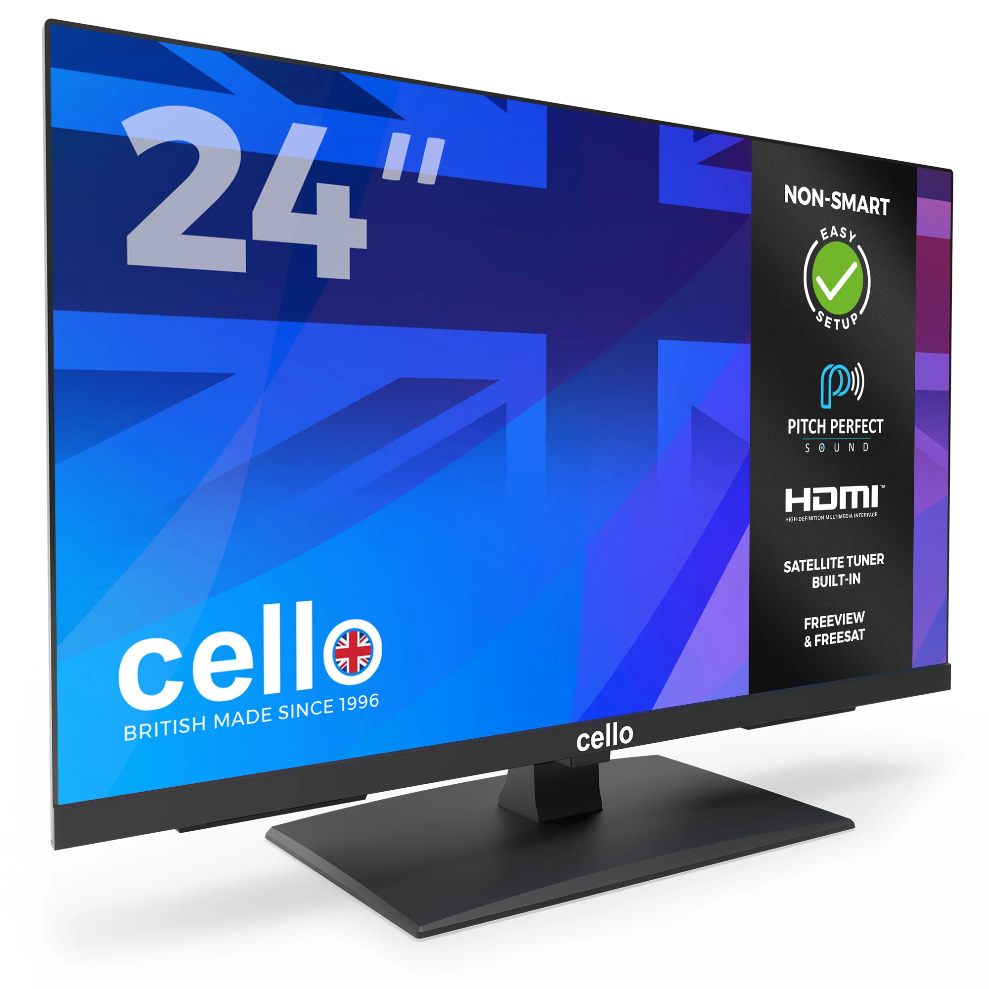 24” LED Digital TV with Perfect Pitch Sound & Satellite Tuner - Image 3
