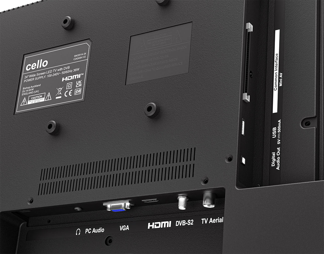 24” LED Digital TV with Perfect Pitch Sound & Satellite Tuner - Image 4