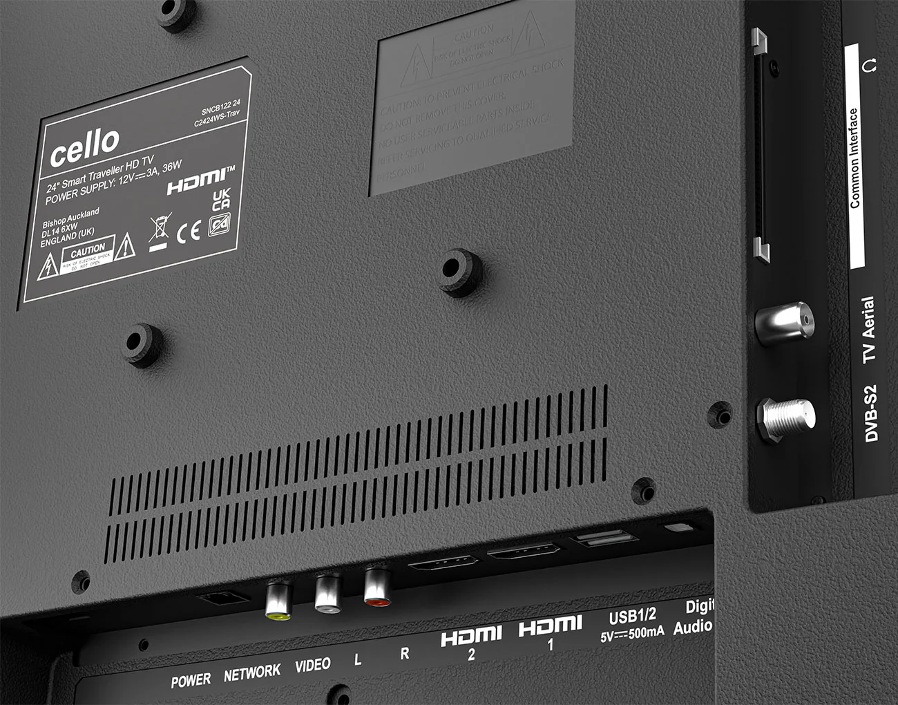 C2424WS-TRAV 24″ Smart WebOS TV 12-Volt Traveller TV with Freeview Play - Image 4