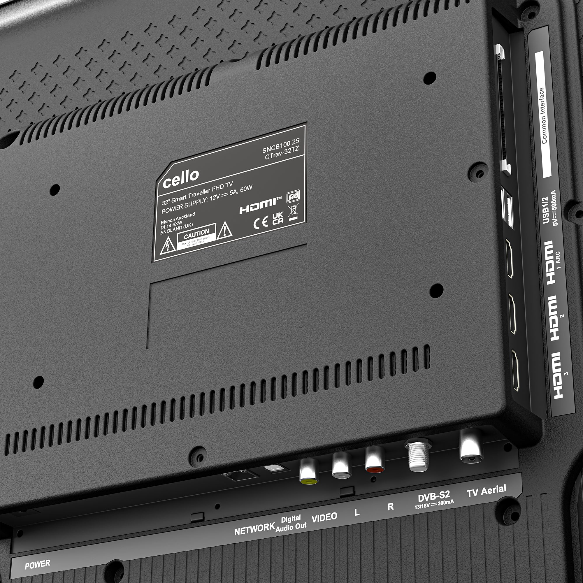 32 inch Smart Samsung Plus 12-Volt Traveller TV with Frameless Bezel - Image 4