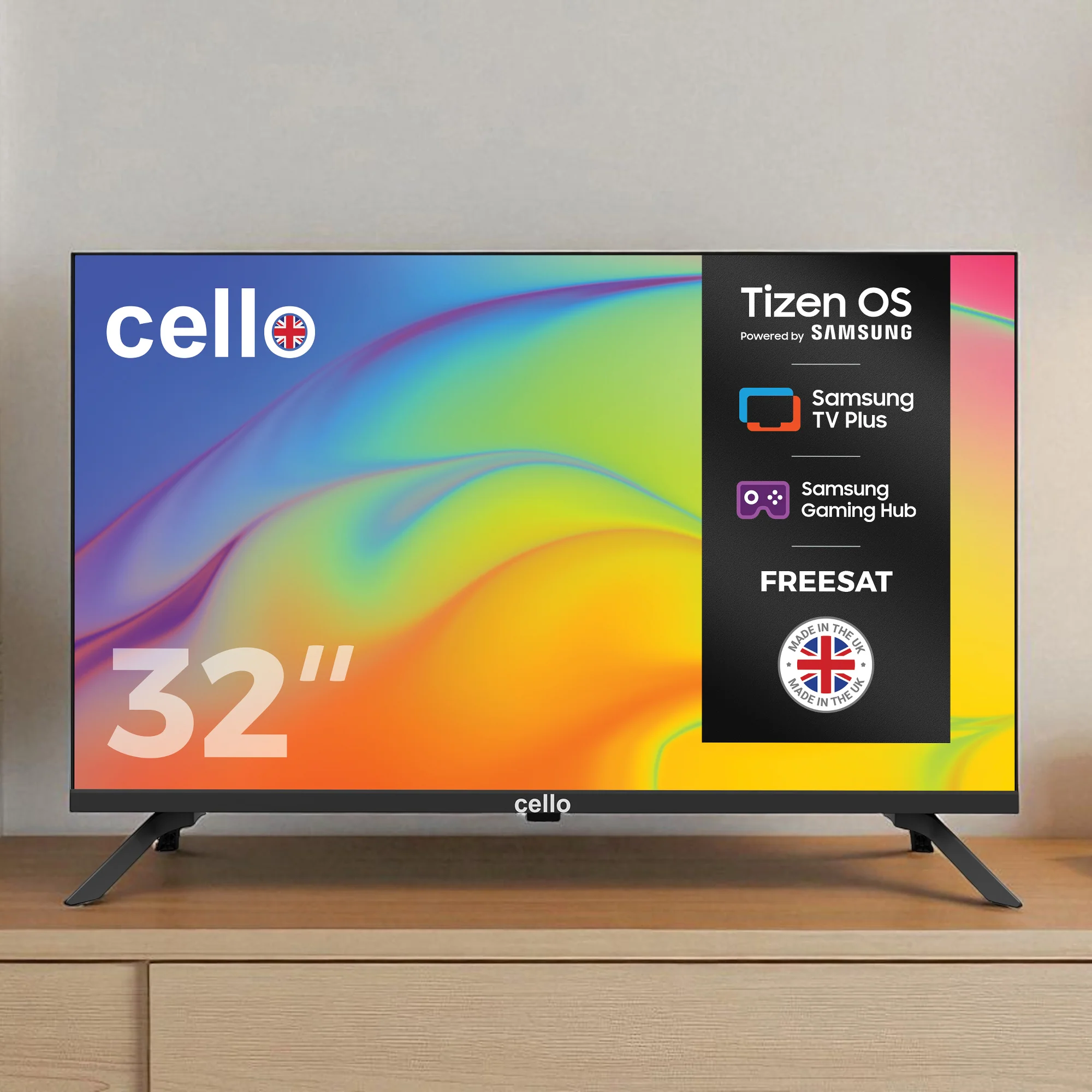 32 inch Smart Samsung Plus TV with Frameless Bezel - Image 5