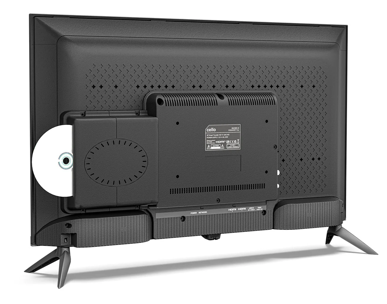 C3224WSF-TRAV 32″ Smart WebOS 12-Volt Traveller TV with DVD & Frameless Bezel - Image 4