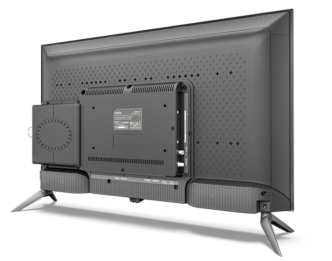 C3224WSF-TRAV 32″ Smart WebOS 12-Volt Traveller TV with DVD & Frameless Bezel - Image 8