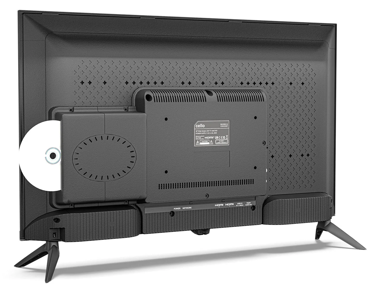 32″ Smart WebOS TV with DVD Player & Frameless Bezel - Image 4