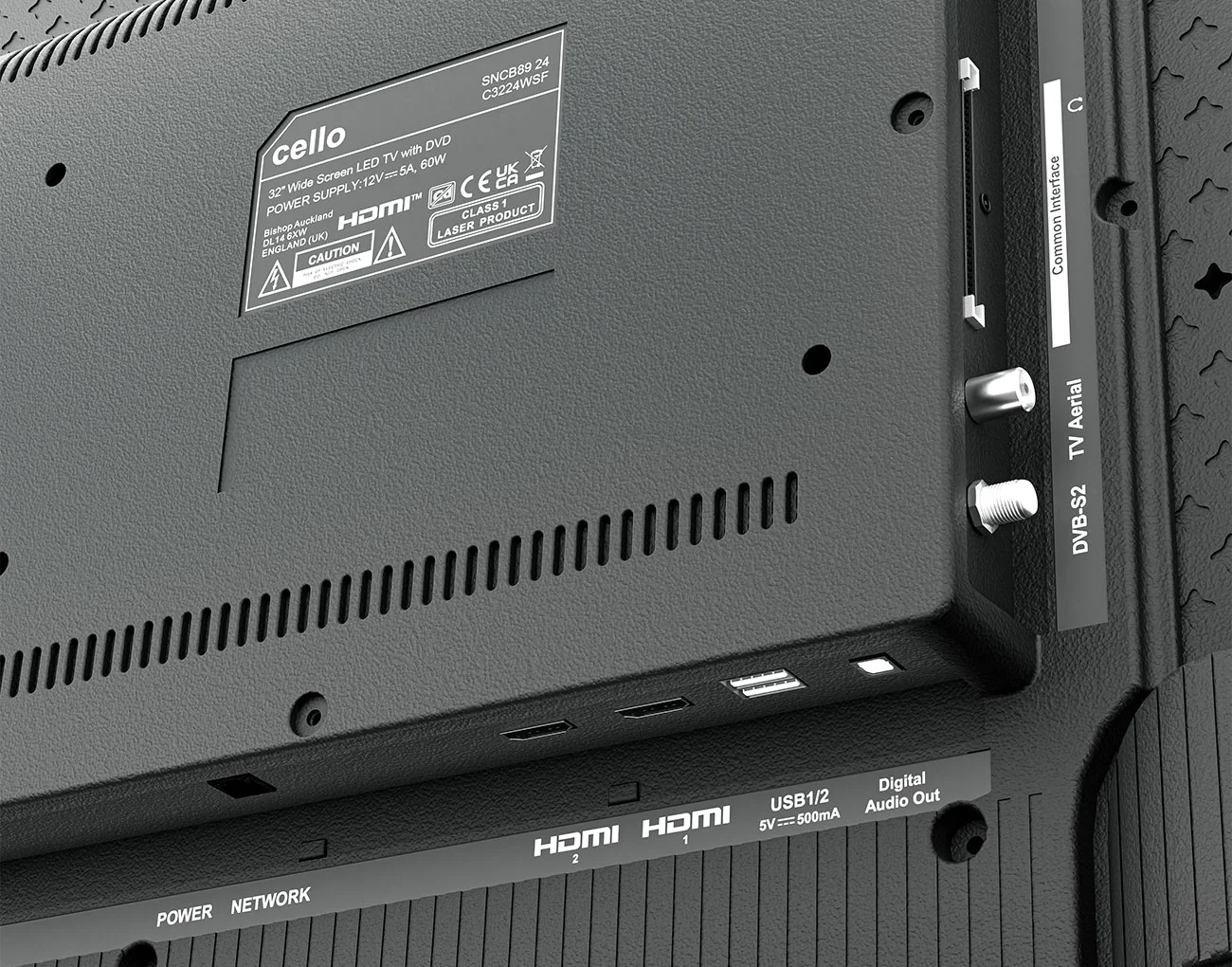 32″ Smart WebOS TV with DVD Player & Frameless Bezel - Image 5