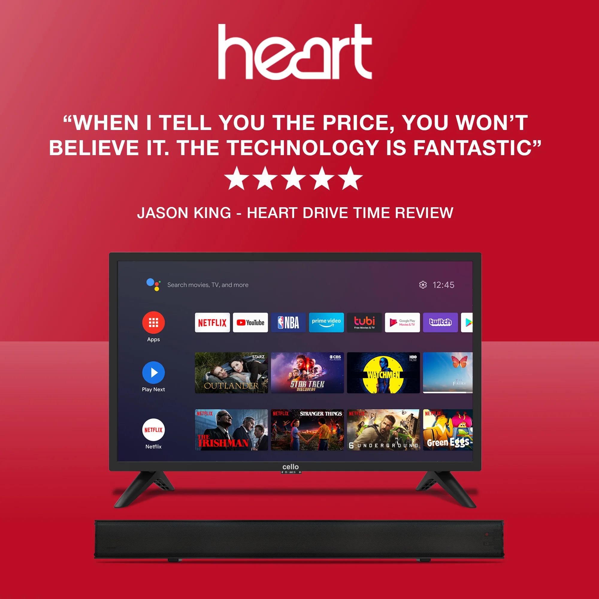 CLEARANCE 40" Smart Google TV with Google Assistant and Freeview Play - Image 7