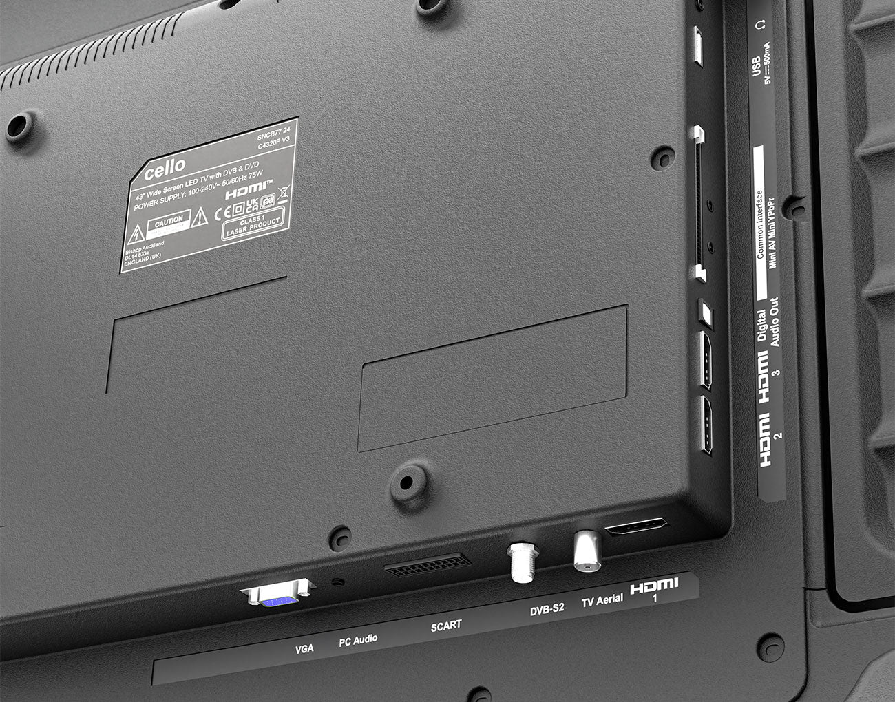 43" Full HD LED TV with DVD Player and Freeview T2 HD - Image 4