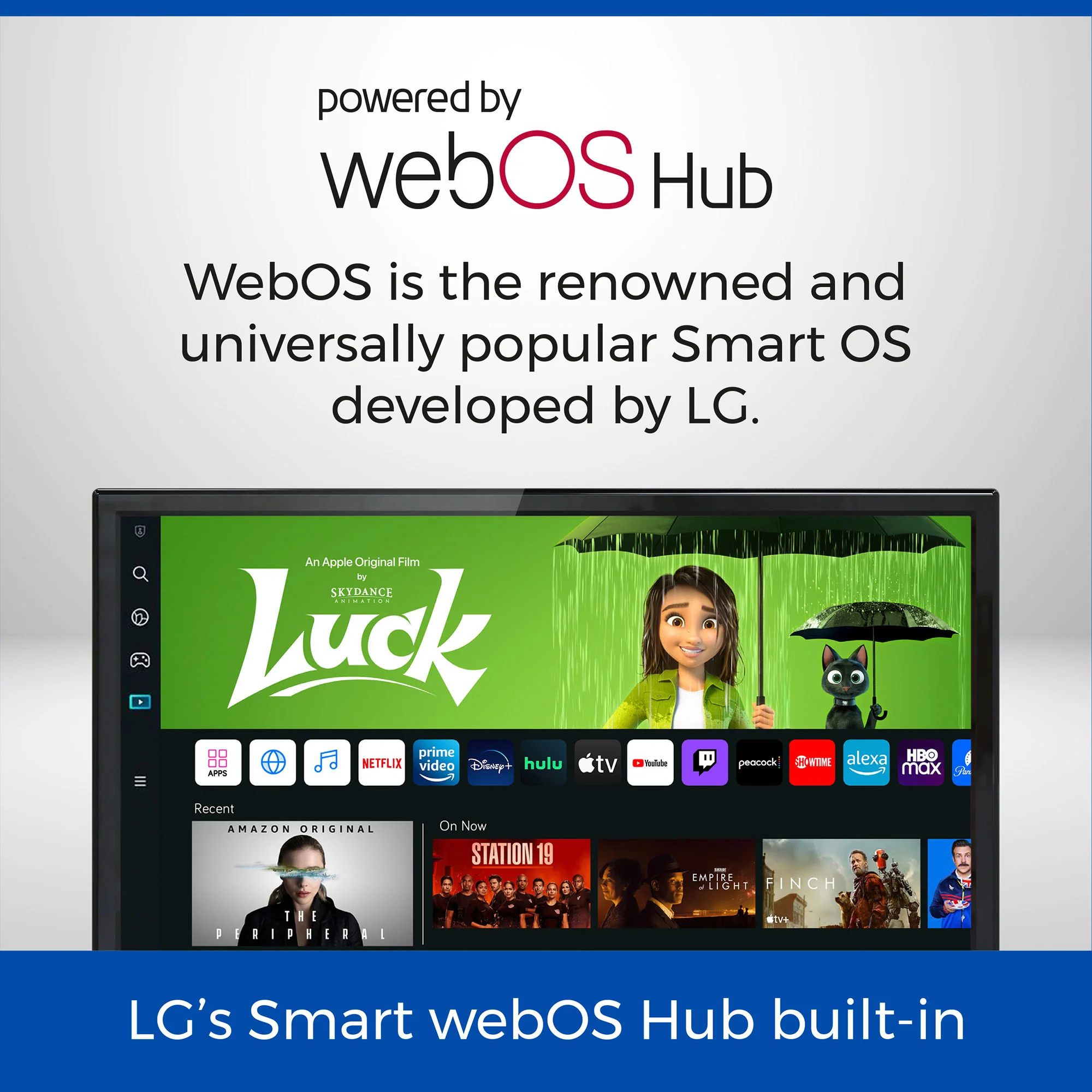 43″ Smart WebOS Full HD TV with Freeview Play and Frameless Bezel - Image 3