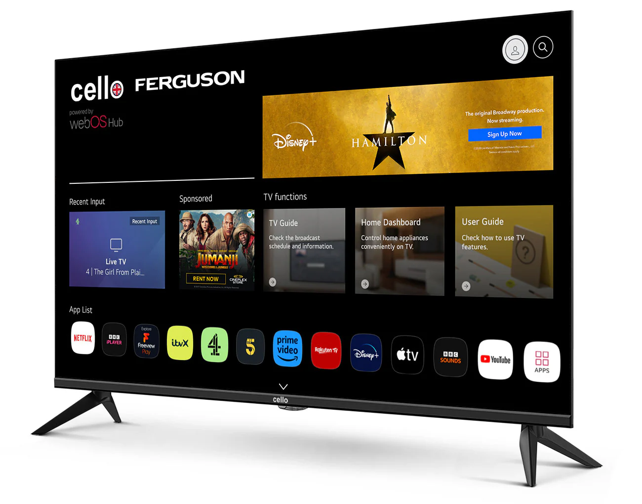 43″ Smart WebOS Full HD TV with Freeview Play and Frameless Bezel - Image 9