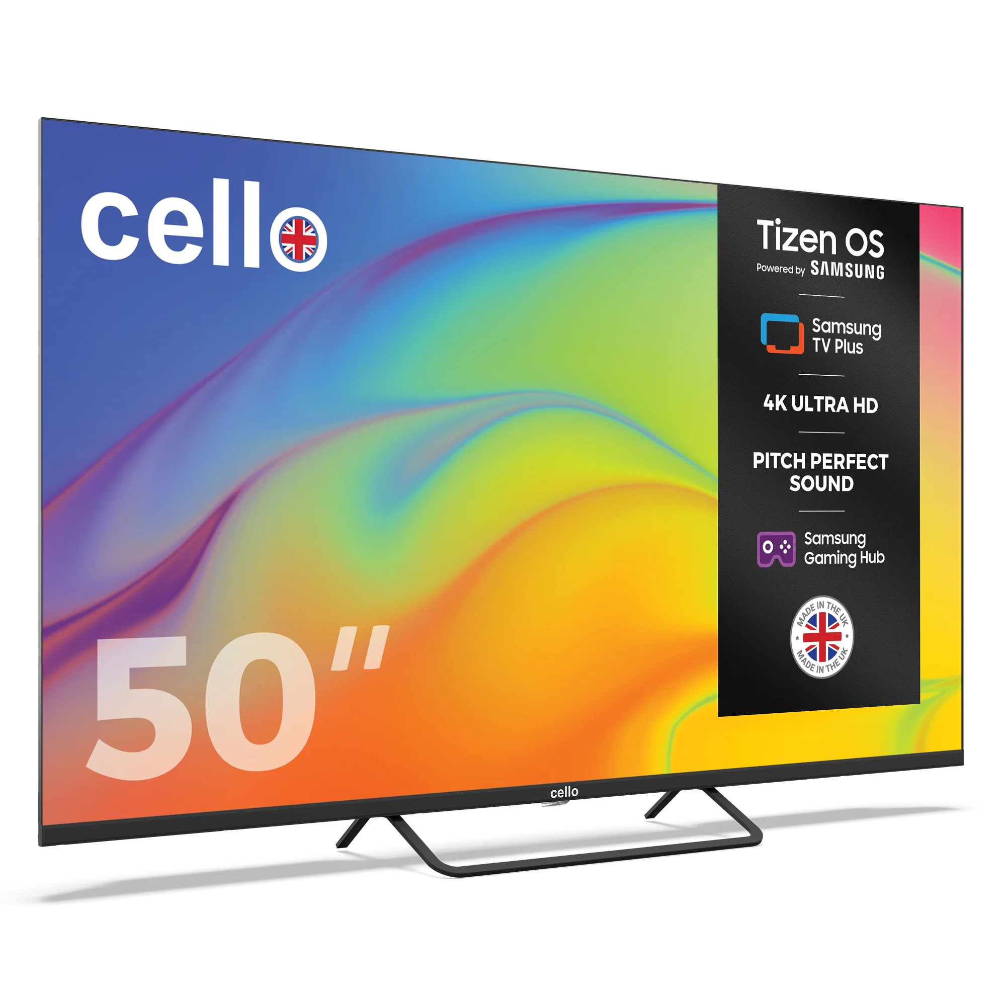 50 inch Cello  - Tizen Samsung OS Plus 4K UHD TV with Frameless Bezel - Image 7