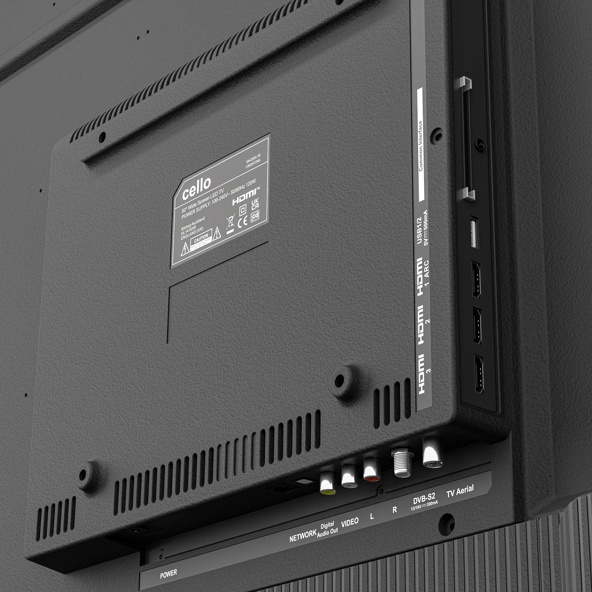 50 inch Cello  - Tizen Samsung OS Plus 4K UHD TV with Frameless Bezel - Image 8