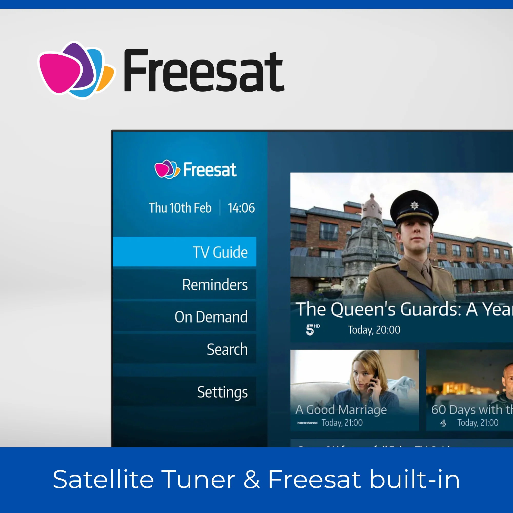 50″ Smart WebOS 4K Ultra HD TV with Freeview Play and Frameless Bezel - Image 6