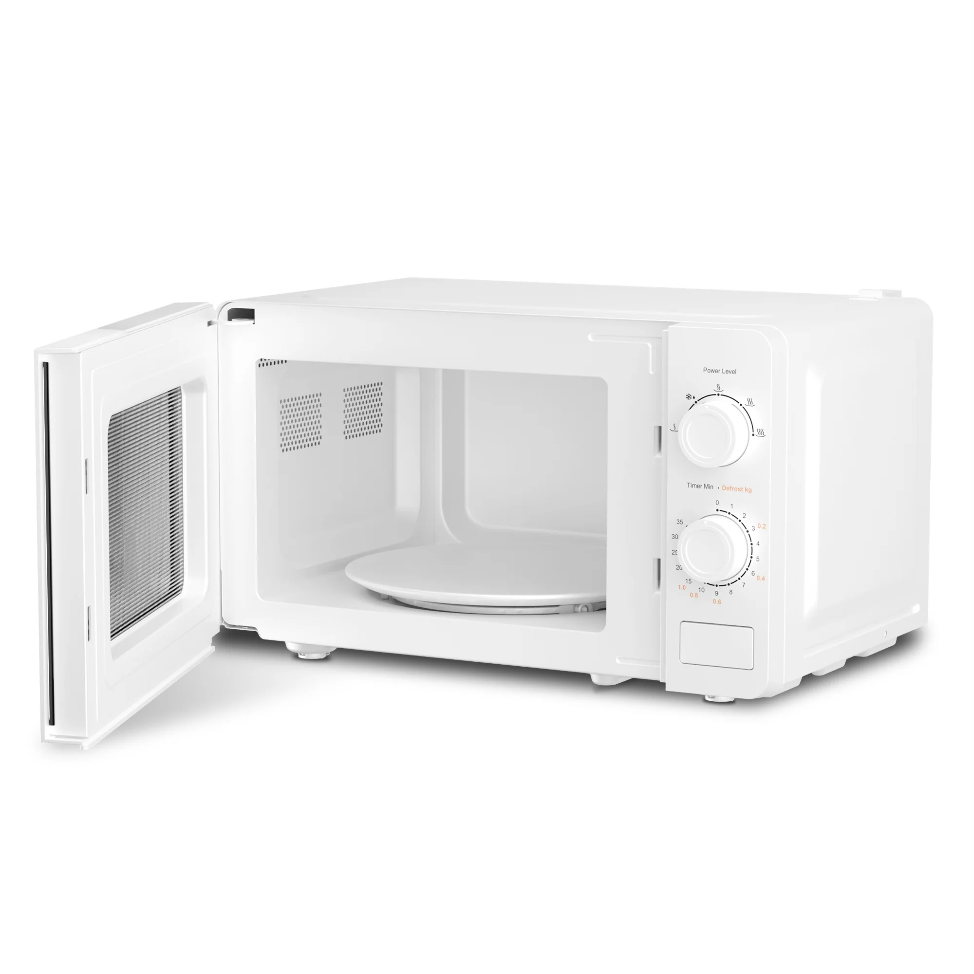 20L White Manual Microwave, 800W - Image 3
