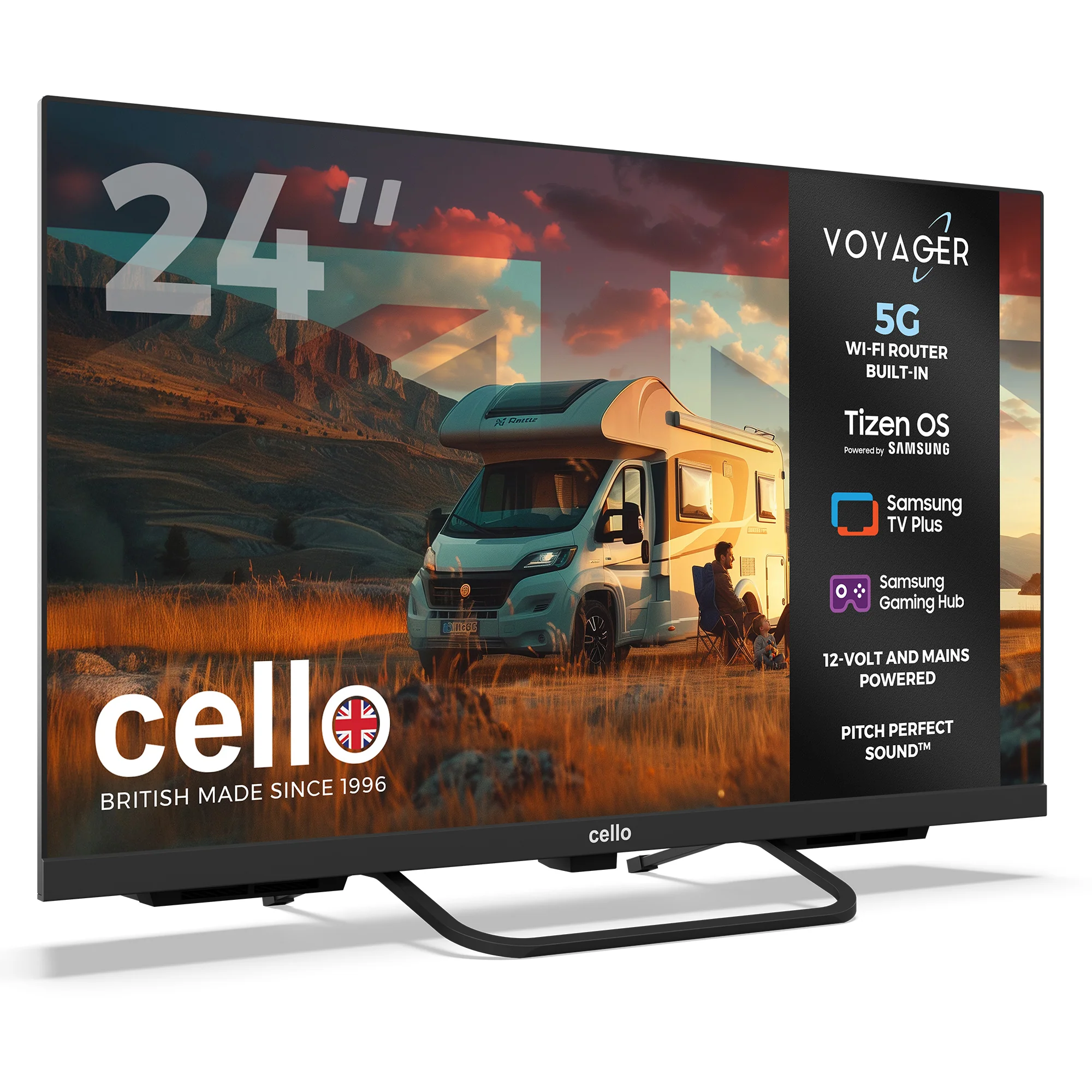 24 inch VOYAGER Smart Samsung Plus TV with built-in 5G Wi-Fi ROUTER - Image 7