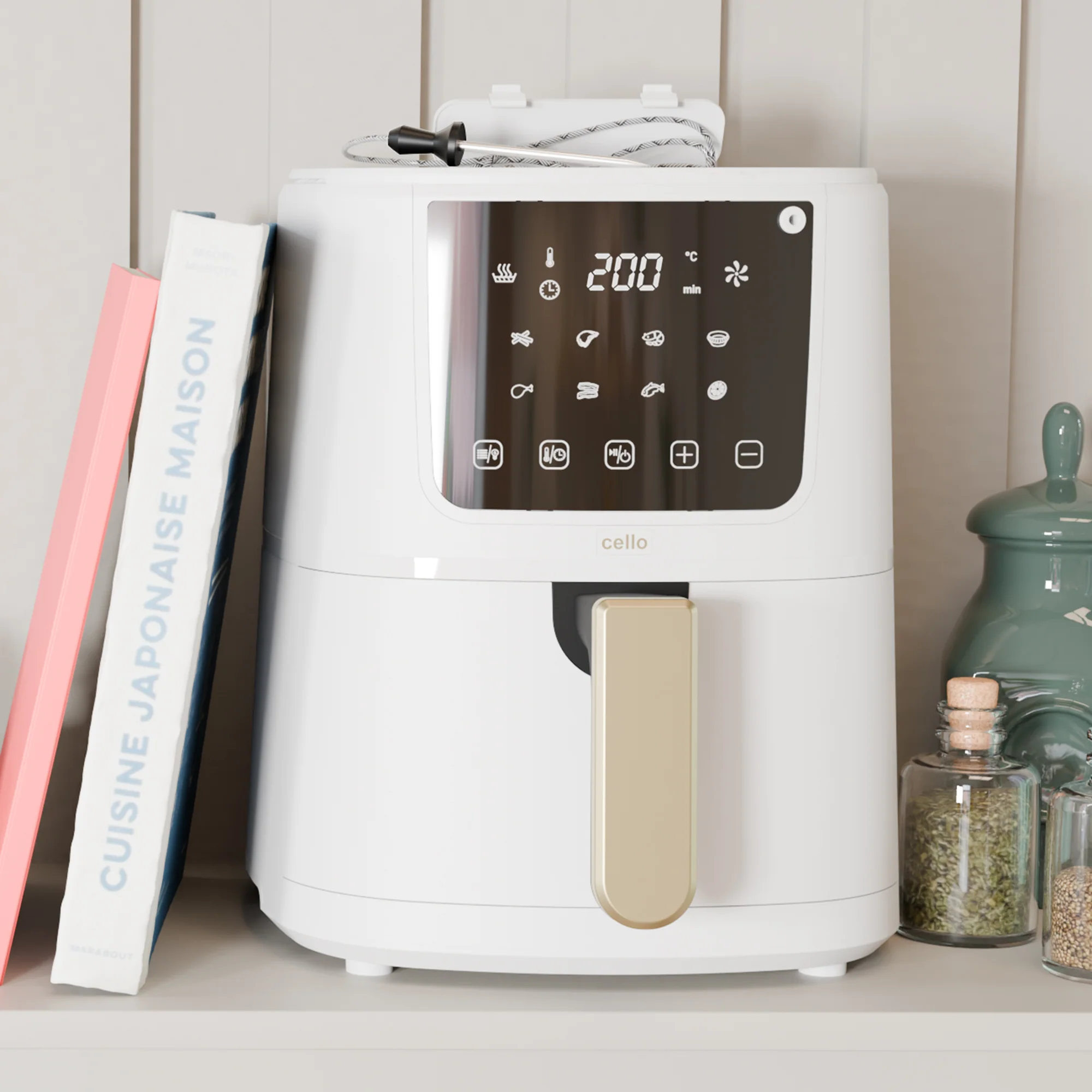 Kitchen Bundle - Digital Kettle + 2 Slice Toaster + Single Air Fryer - Image 4