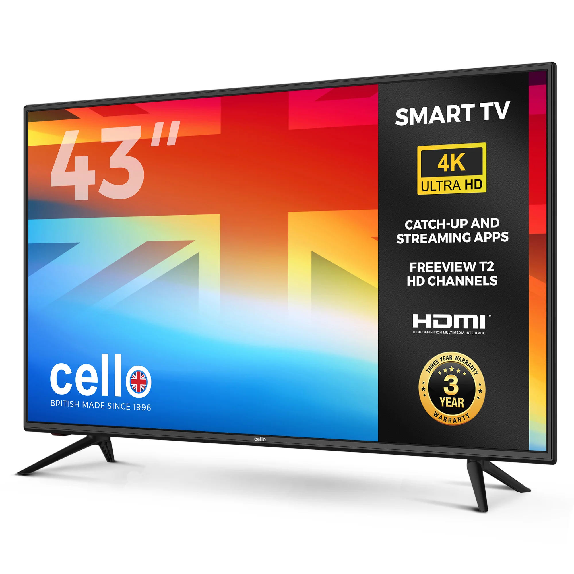 SPECIAL PURCHASE - 43" 4K Ultra HD Smart TV with built-in Wi-Fi - Image 3